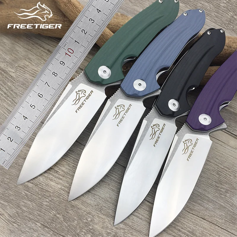 Складной нож FREETIGER FT903 высококачественный клинок D2 рукоятка G10 шарикоподшипник