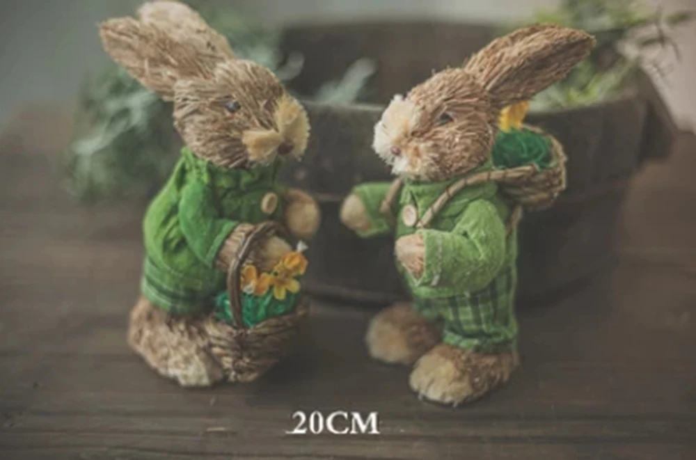 Cute Infant Baby Girls Romper Newborn Photography Props Accessories Big Ear Hat Mori Straw Rabbit Green Forest Theme Baby Girl Photo Shoot Ornaments Christmas bright baby bodysuits	 Baby Rompers