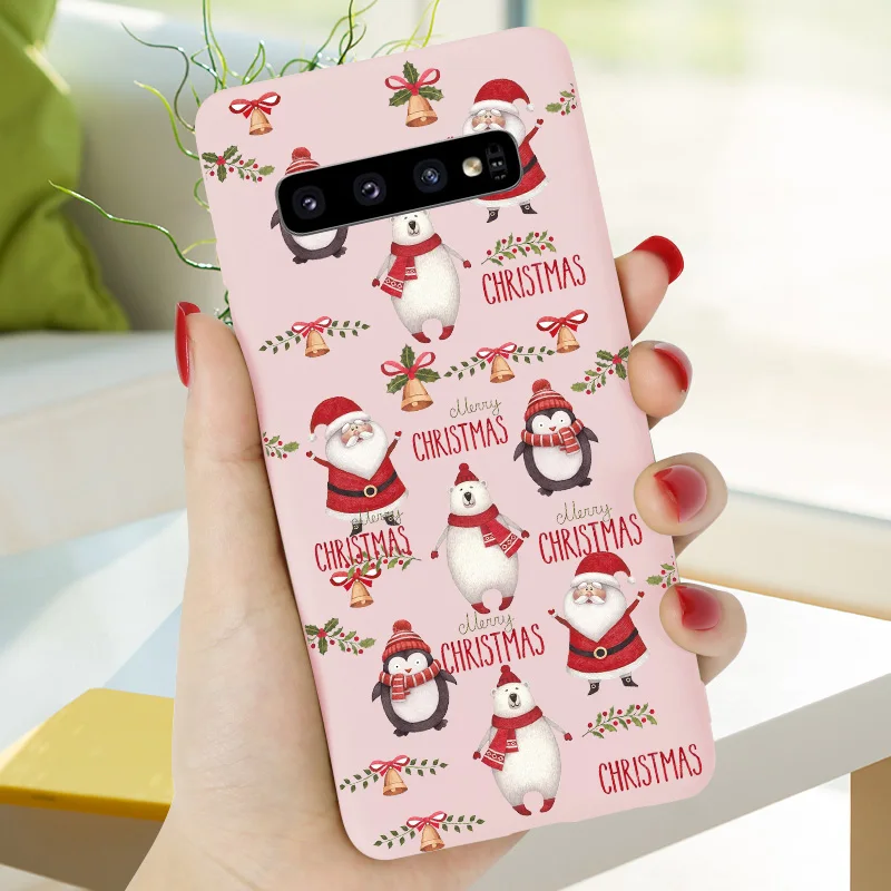 A11 Яркие Рождественские чехол s для samsung Galaxy S10 S9 S8 плюс S10e чехол J4 J6 J3 J5 J7 плюс Чехол Мягкий силиконовый чехол - Цвет: A11