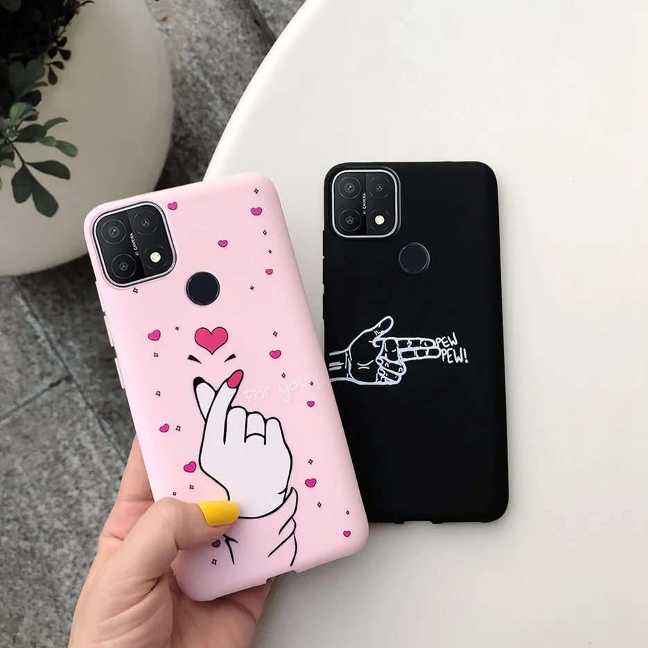 Yoedge Cover Per Oppo A15 (4G) – Custodia Sottile Antiurto Bianco Marmo – Silicone TPU Con Design Carino – Morbida E Leggera