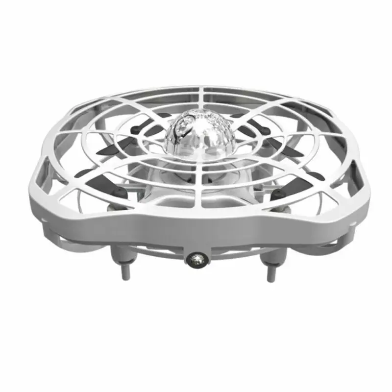 Мини-Дрон Quad Индукционная Левитация НЛО светодиодный светильник игрушка USB зарядка игрушки Дети Рождество год подарок на день рождения для мальчиков и девочек