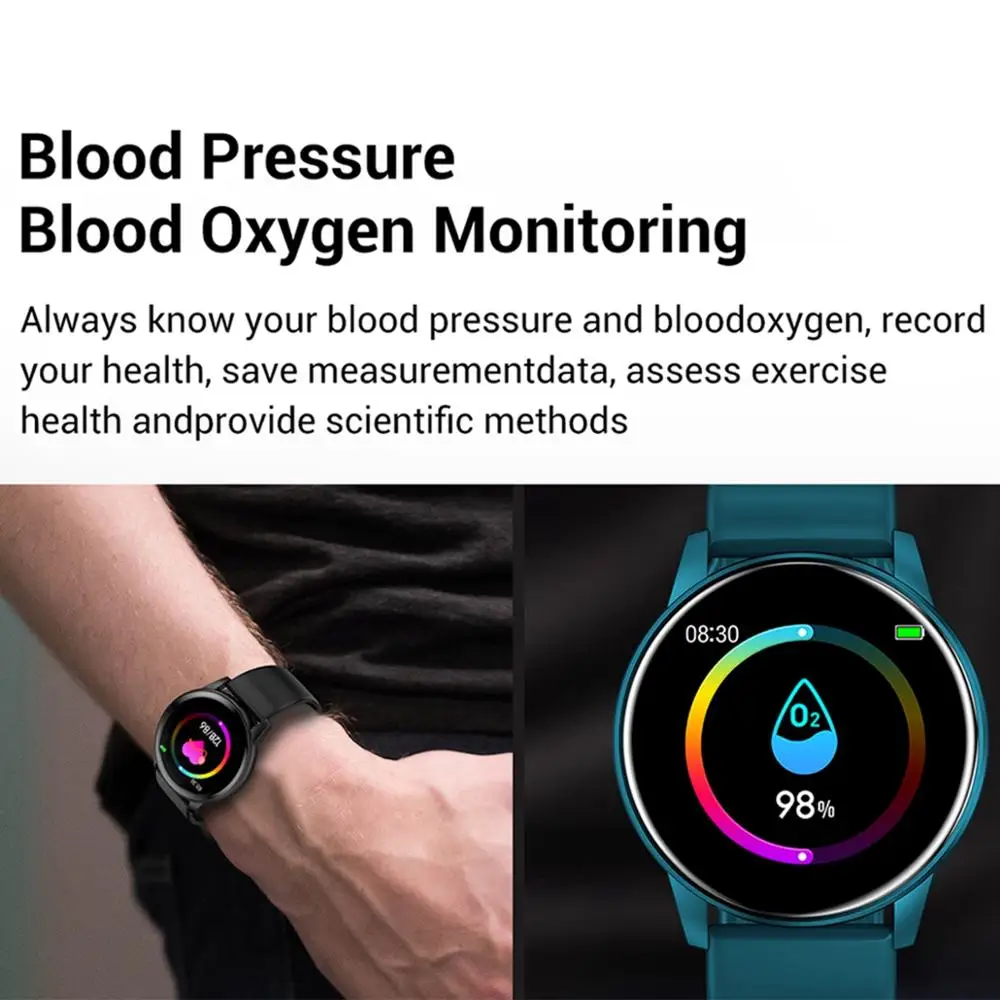 Femperna Смарт-часы мужские водонепроницаемые пульсометр Монитор артериального давления фитнес-трекер женские Смарт-часы для телефона Android IOS
