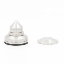 HiFi 4x28 мм из нержавеющей стали динамик Amp Спайк изоляции ноги коническая прокладка