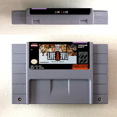 

Live A Live - RPG Game Card US Version English Language Battery Save