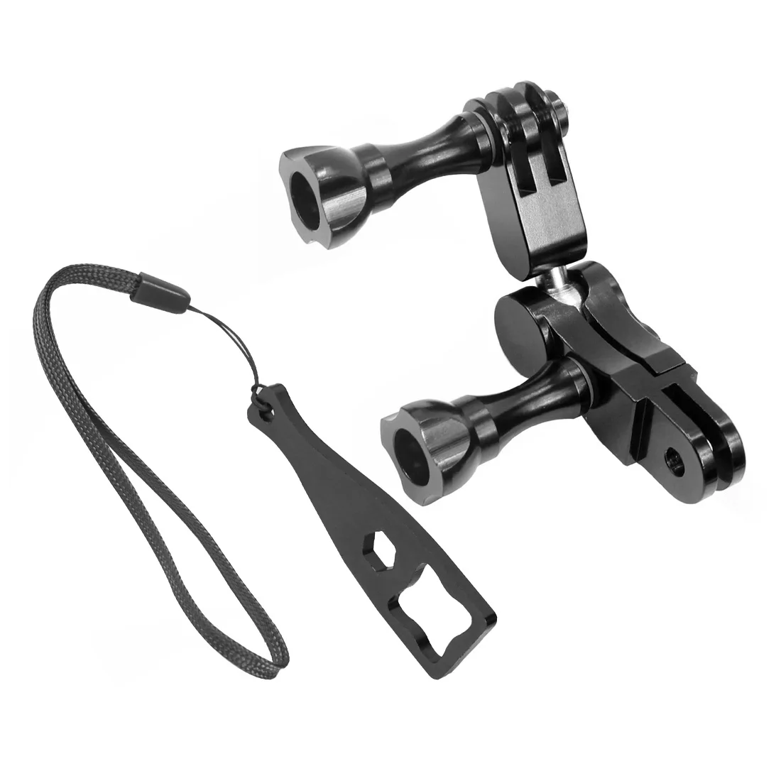 For Gopro Hero 9 8 7 360° Arm Magic Hand Extension Adapter Swivel Joint Helmet Tripod Mount CNC  for DJI Osmo Action Camera Acc 