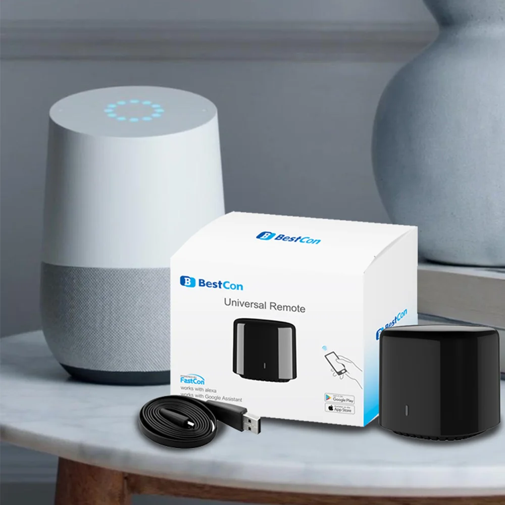 BroadLink RM4C мини умный дом WiFi ИК пульт дистанционного управления модули автоматизации совместимы с Alexa amazon Google Home