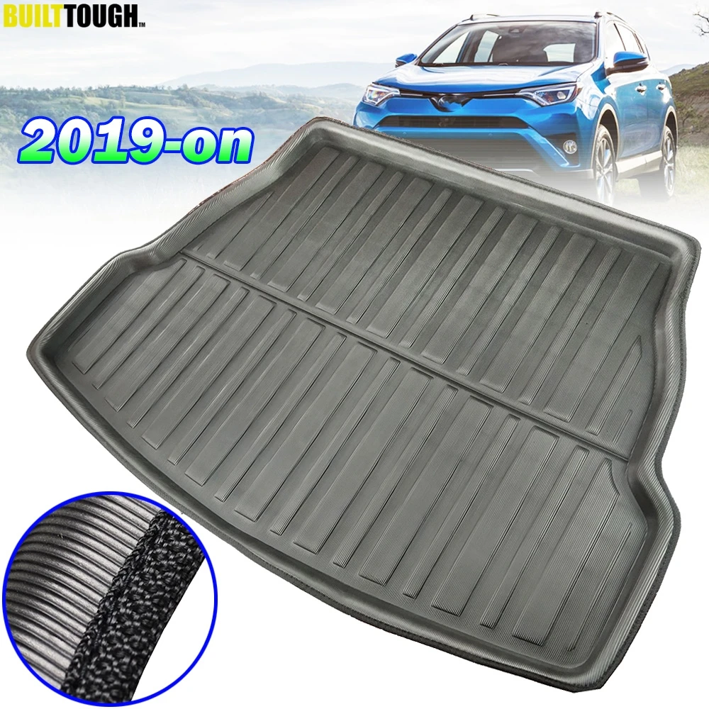 

Tailored For Toyota RAV4 2019 2020 XA50 Rear Cargo Liner Boot Tray Trunk Mat Luggage FLoor Carpet Tray Waterproof