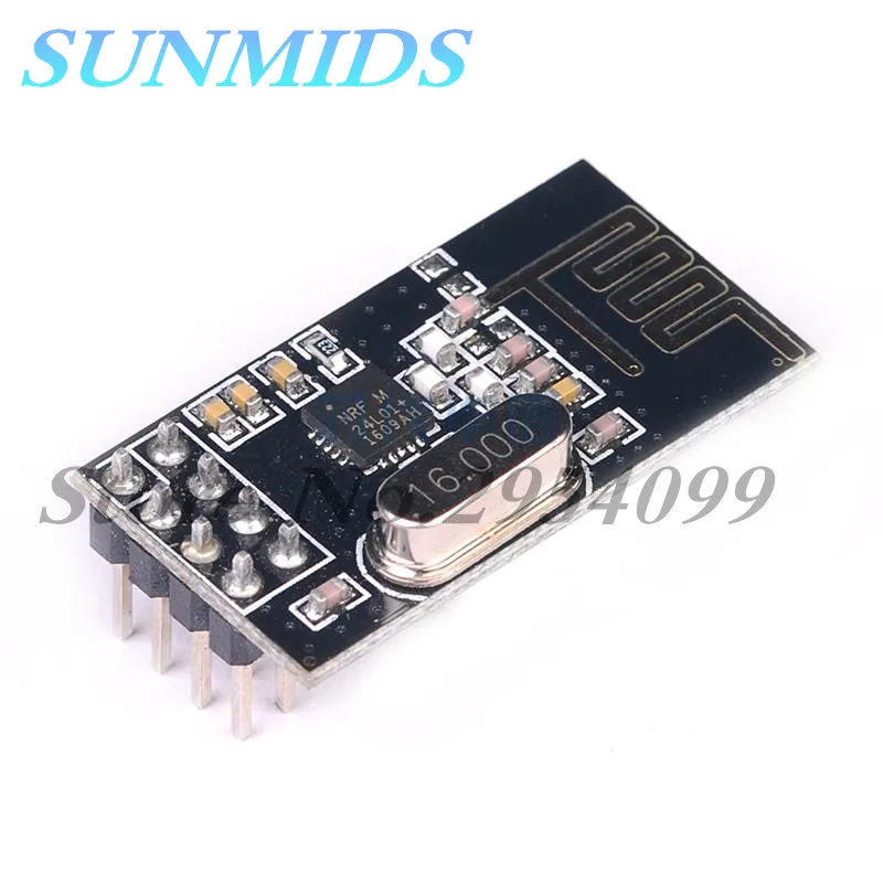 

5pcs For Arduino NRF24L01 Wireless Wifi Transceiver + 2.4GHz Antenna Module For Microcontroll