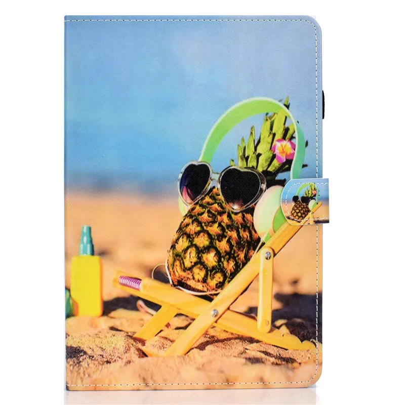 AS picture Чехол для huawei MediaPad T5 10 AGS2-W09-L09-W19 AGS2-L03 T5 10,1 ''PU кожаный чехол с принтом Защитная Подставка для планшета Fundas - Цвет: AS picture