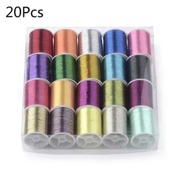 

20pc Gold Wire DIY Color Metal Wire Beads Accessories Manual Sewing Machine Line