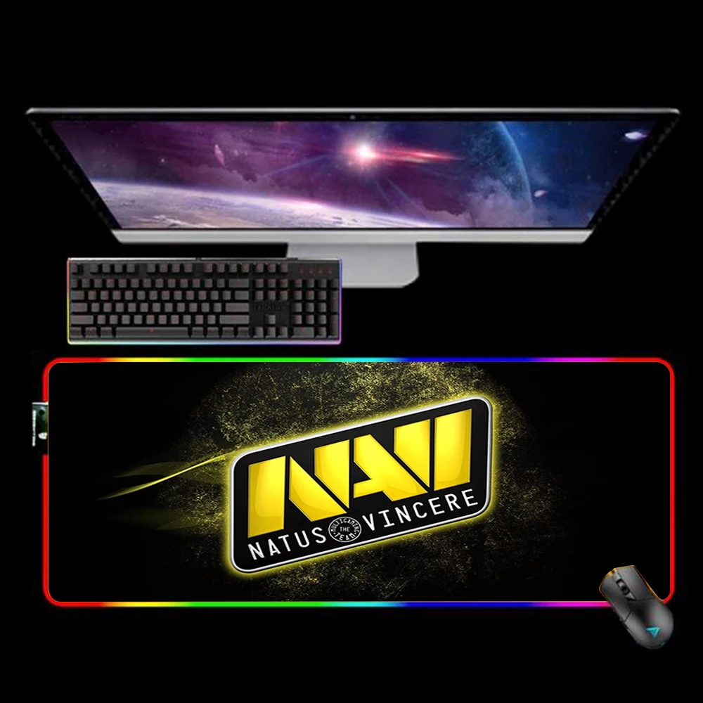 Коврик для мыши RGB Navi Natus Vincere коврик клавиатуры со светодиодной подсветкой
