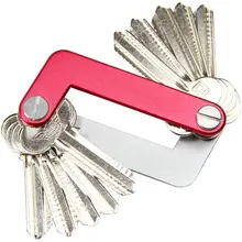 Qinggear okey organizador de chave avançada, kits de chave de viagem, peso leve, rapidamente e facilmente, aberto, porta, suporte de chave, pasta, barra de chaves ferramenta,