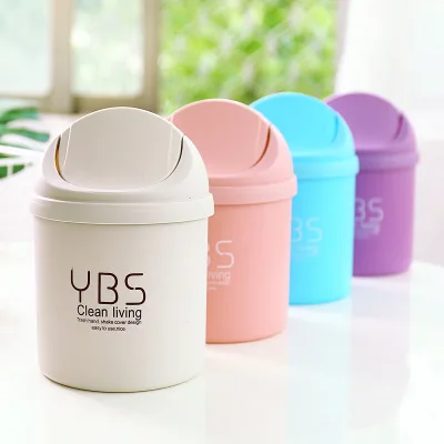 D пластиковые маленькие мусорные мини корзины настольные для мусора домашний