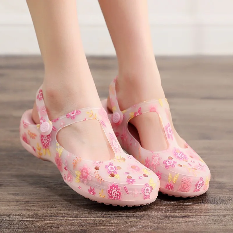 Sandalias de plataforma para Mujer, Zapatos de verano, talla 36-39, zapatillas de playa transpirables de fondo suave, 25 - Imagen 2