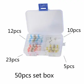 

solder seal wire connector kit heat shrink connectors insulated and waterproof electrical wire terminals