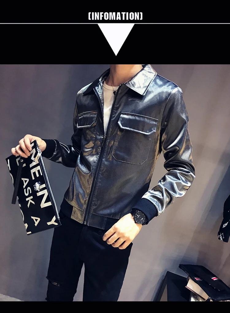 Sharp shinny мужские куртки и пальто jaqueta masculino королевский синий черный серый зеленый сценическая одежда для певицы Клубные вечерние куртки