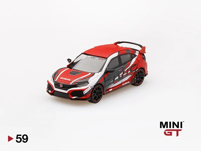Мини GT 1: 64 Honda Civic Тип R(FK8) Indoesia Мотор Шоу RHD литой модельный автомобиль