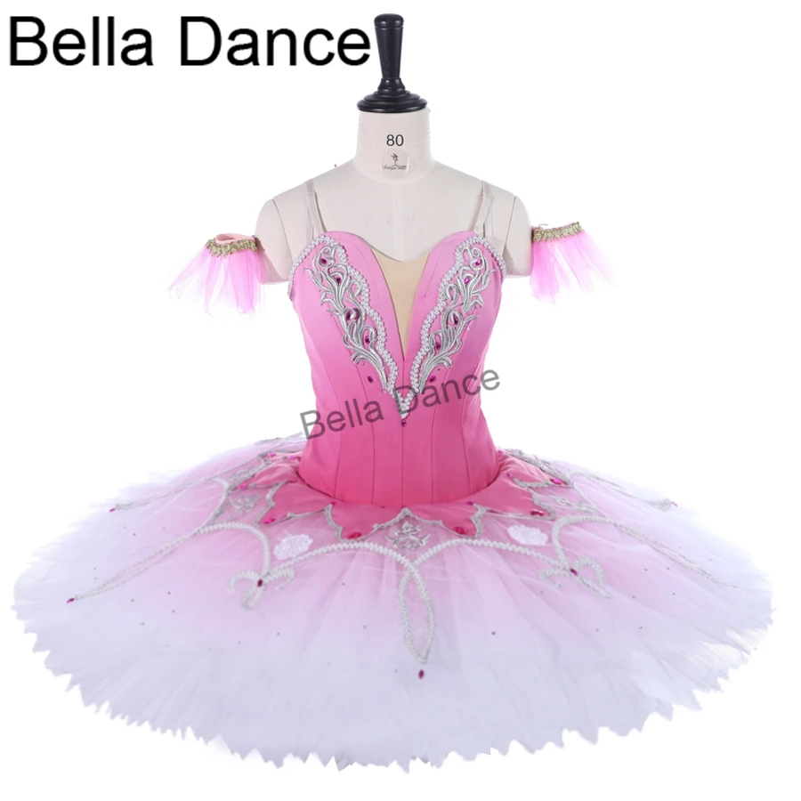 Custom Made Esmeralda Ballet Costume Dark Pink Professional Ballet Tutus Adult Pancake Tutu BT9250