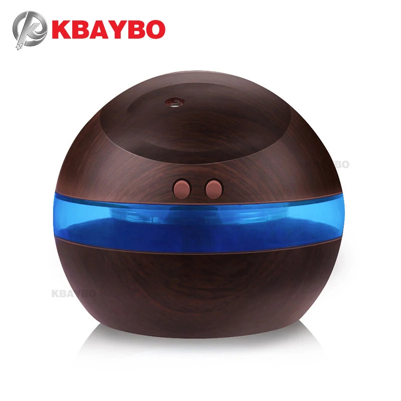 

USB Aroma Essential Oil Diffuser Ultrasonic Mist Humidifier Air Purifier LED Night light for Office Home 290ml
