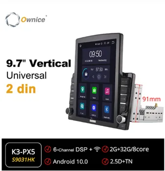 

Ownice 9.7" Android 10.0 Vertical Car radio Universal 2 Din IPS Nano GPS player forNissan Tiida Qashqia Summy X-Trail 4G LTE 360