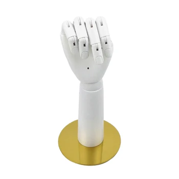 

Hand Jewelry Display Stand Support Organizer Posable Mannequin Hand Model