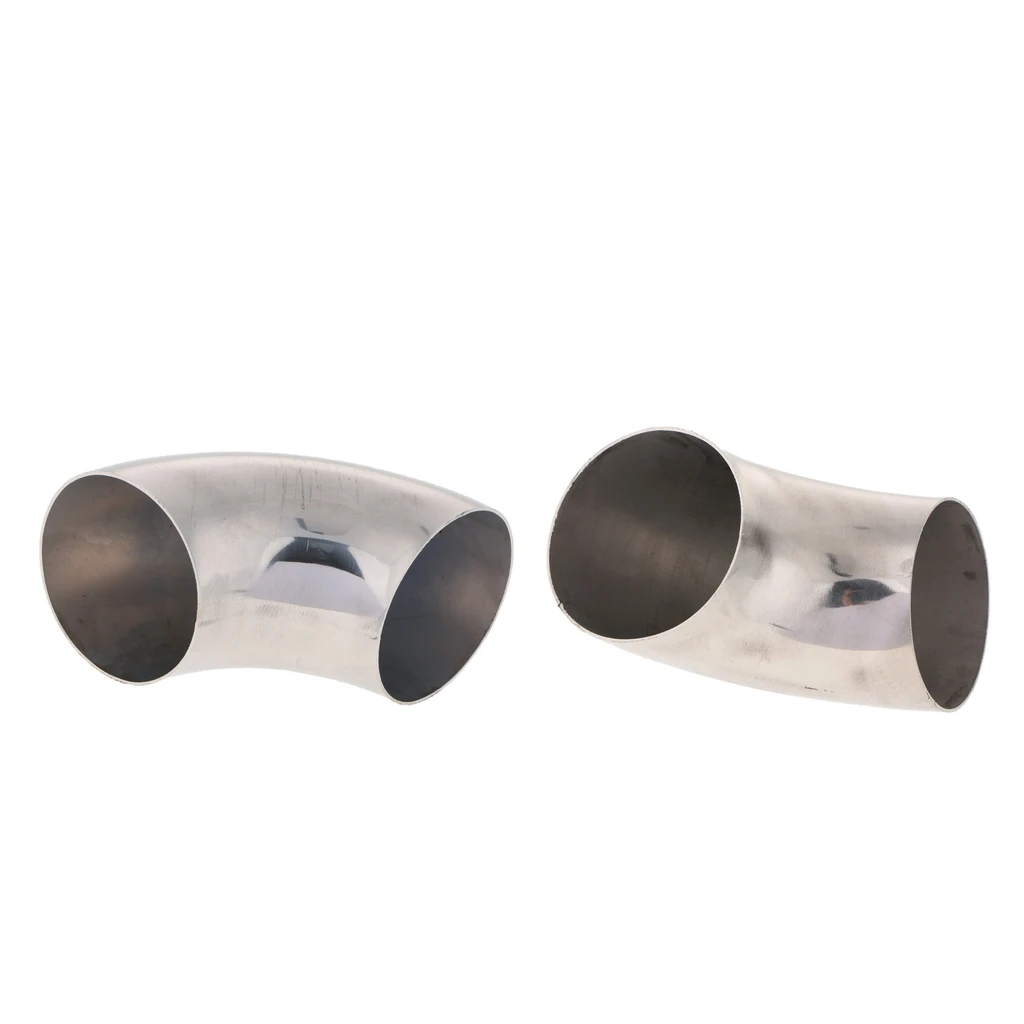 76mm 90 Degree Mandrel Bend Stainless Steel Elbow Exhaust Manifold 2/3 inch