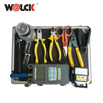 

Telcom equipment fiber optic tool kit with cleaver tester