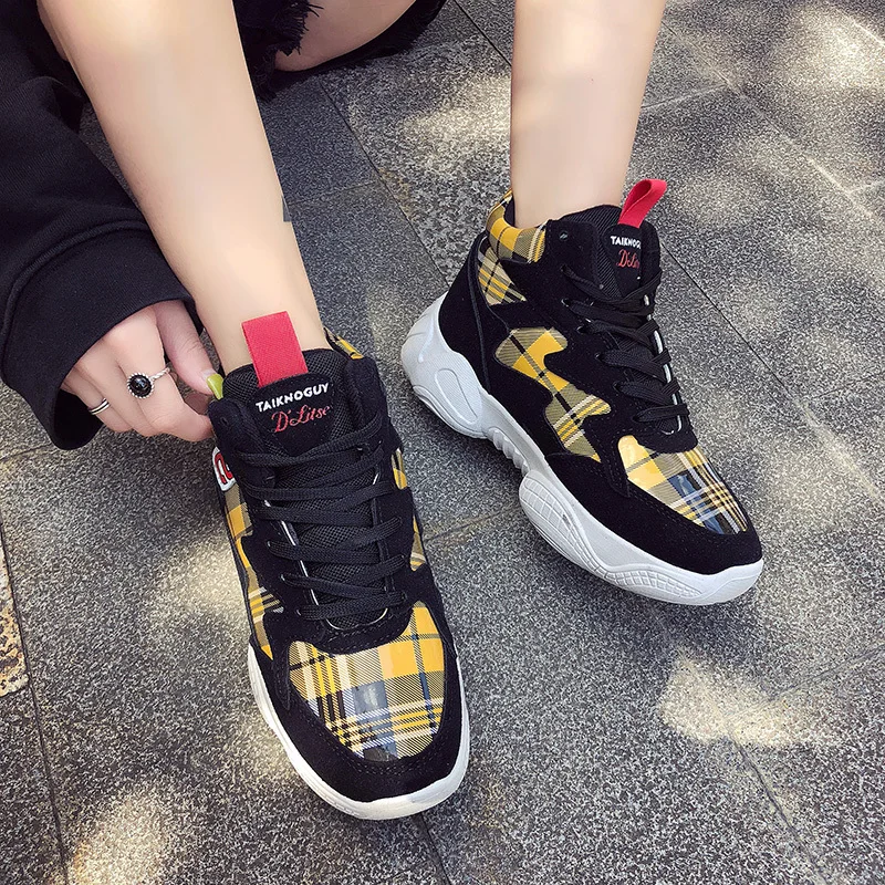 

Leader Show Women Casual Shoes Lace-up Solf Warm Woman Fashion Sneaker Autumn Winterc Flats Shoes Zapatos Mujer Women Sneakers