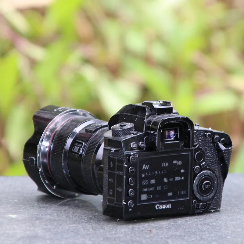 Металлическая 3D головоломка сделай сам модель камеры Canon режущая лучший подарок