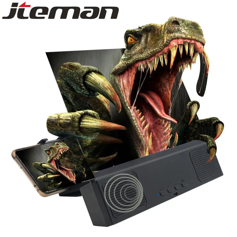 

12"HD stend 3D screen video amplifier bluetooth proyector para movil versterker ampliar pantalla movil magnifie scherm vergroter