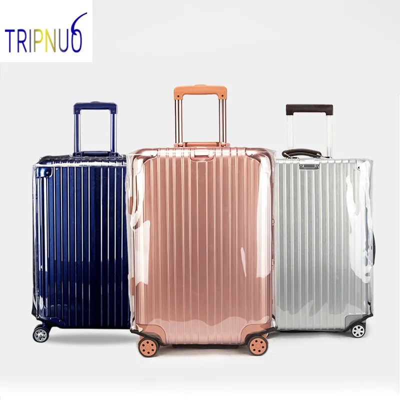 Luggage-Cover Trolley-Case Suitcase-Protective-Cover Transparent To Waterproof PVC 20-30inch