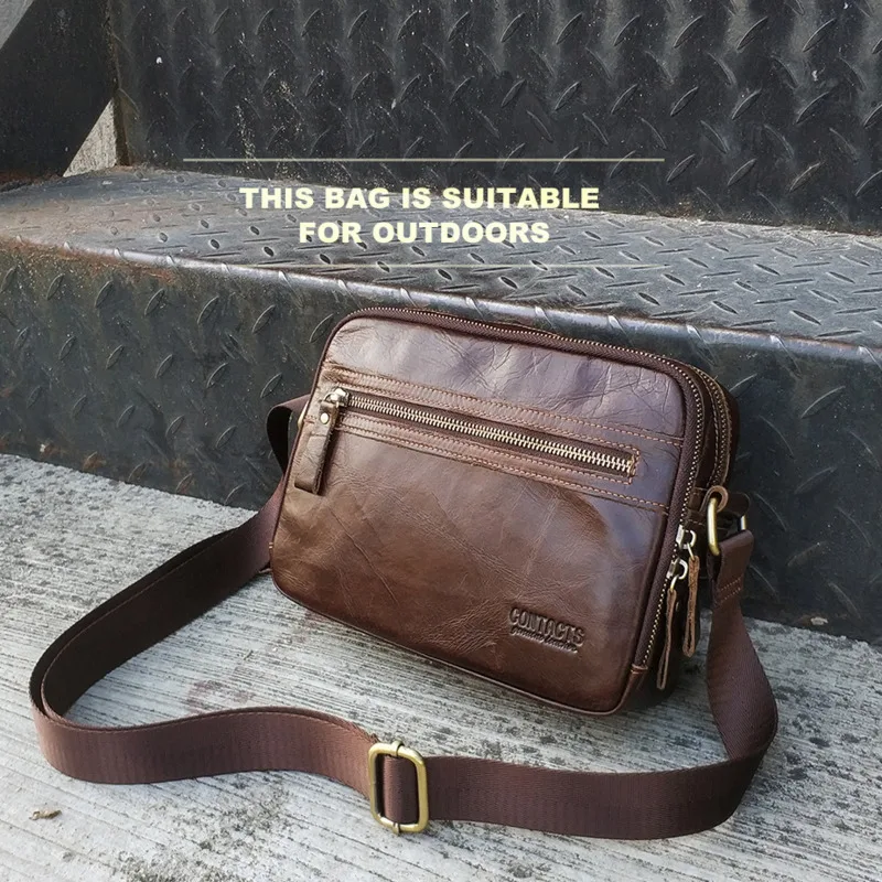 Натуральная кожа сумка для 7,9 дюймов Ipad маленький мужской портфель мужские сумки на плечо для кредитных карт мужские сумки Bolsa Masculina