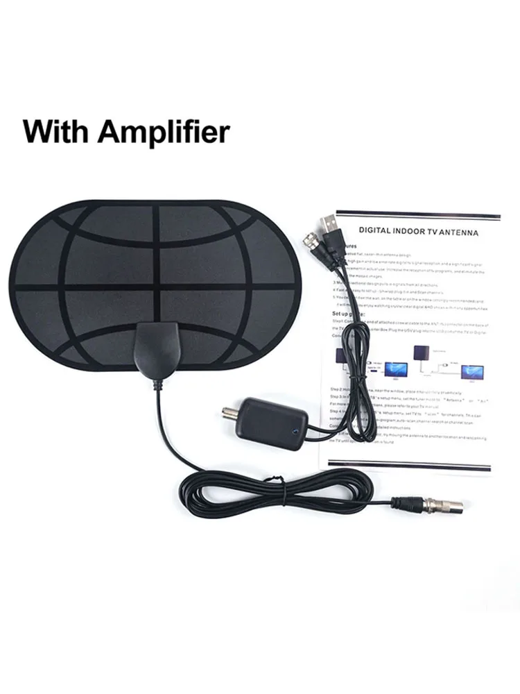 960 Miles Antena 1080P Digital HDTV Indoor TV Antenna with Amplifier Signal Booster TV Radius Surf Fox Antena Antennas Aerial