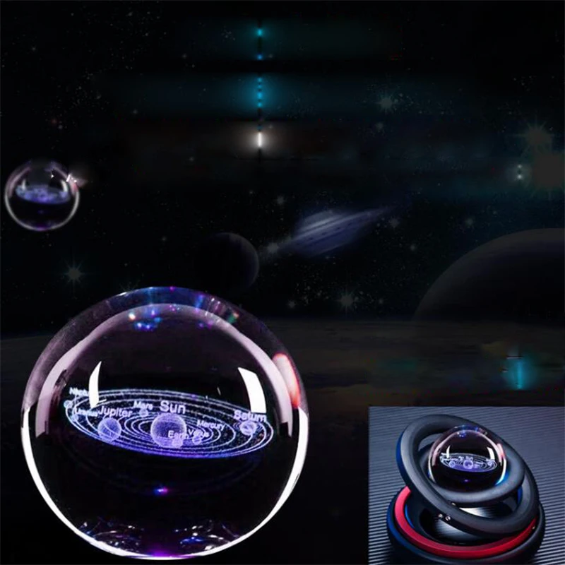 Auto Lufterfrischer Solar Powered Magnetic Levitation Aroma Diffusor  Dashboard Ornamente Rotating Galaxy Auto Innen Zubehör