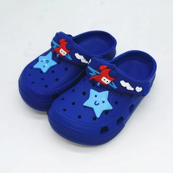 

GOOD BOYS SANDALS SUMMER BEACH SLIPPERS CHILDREN GARDEN SHOES FOR KIDS BABY SIZE 28 29 30 31 32 33 34 35 SKY BLUE NAVY