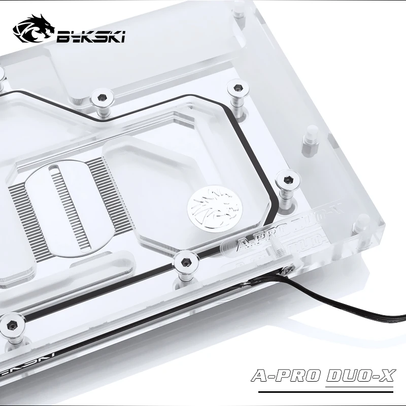 Bykski A-PRO DUO-X полный охват GPU водяной блок для VGA AMD RADEON PRO DUO Reference Edition кулер для видеокарты радиатора