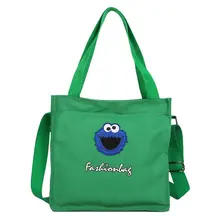 Летняя новая стильная женская Холщовая Сумка, сумка на плечо, сумка на плечо, мягкая на молнии