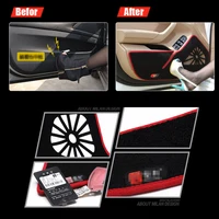 cadillac srx 4pcs Fabric Door Protection Mats Anti-kick Decorative Pads For Cadillac SRX 2010-2015 (2)