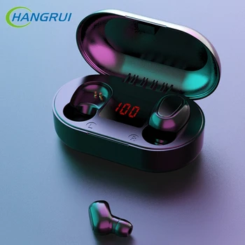 

TWS Bluetooth Earphone With Mic LED Display Wireless Bluetooth Earbuds Earphones Waterproof Sport Noise Cancelling Headsets