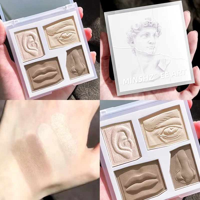 Face Highlighter Palette 3D Bronzer Contouring Highlight contour Makeup