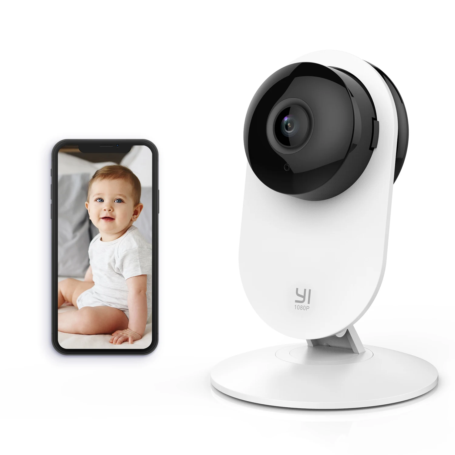 YI Home Camera 1080P HD AI Based Smart Home Camera Security Wireless IP Cam Night Vision Office EU Version Android YI Cloud|Surveillance Cameras| - AliExpress