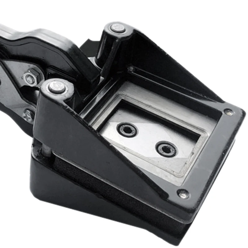 32 X35 Mm Hand Held Actual Cut Paper Punch Circle Cutter Id License Photo Cutter