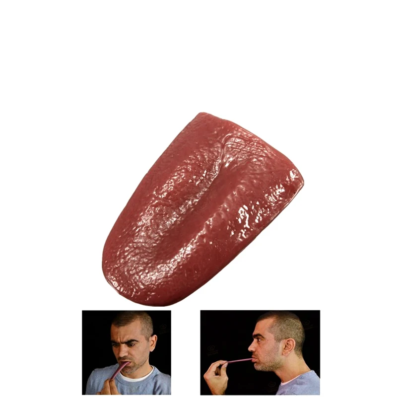 

Horrible Tongue - Specially function FOR Halloween close-up terror mask magic trick false tongue magic gimmick accessories joke