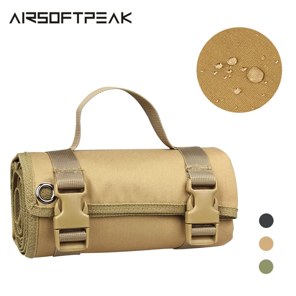Tactical Shooting Mat Roll Up Camping Mat 1000D Nylon Non-slip Waterproof Picnicn Blanket Hunting Accessories Rifle Cleaning Mat