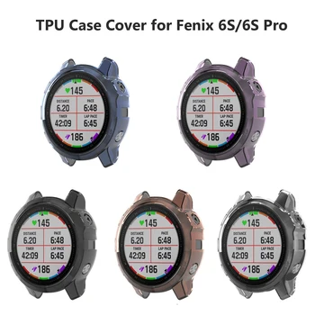 

Cover Cases Frame for Garmin Fenix 6S/6S Pro/Fenix 6S Sapphire Protector TPU Shock-Proof Protective Case for Fenix 6S Watch Case