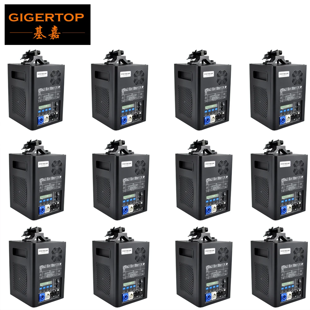 

TIPTOP 12 Units 400W Waterfall Cold Fireworks Machine DMX 2 Channels LED Display with Hanging Hook High Speed Fan Blower