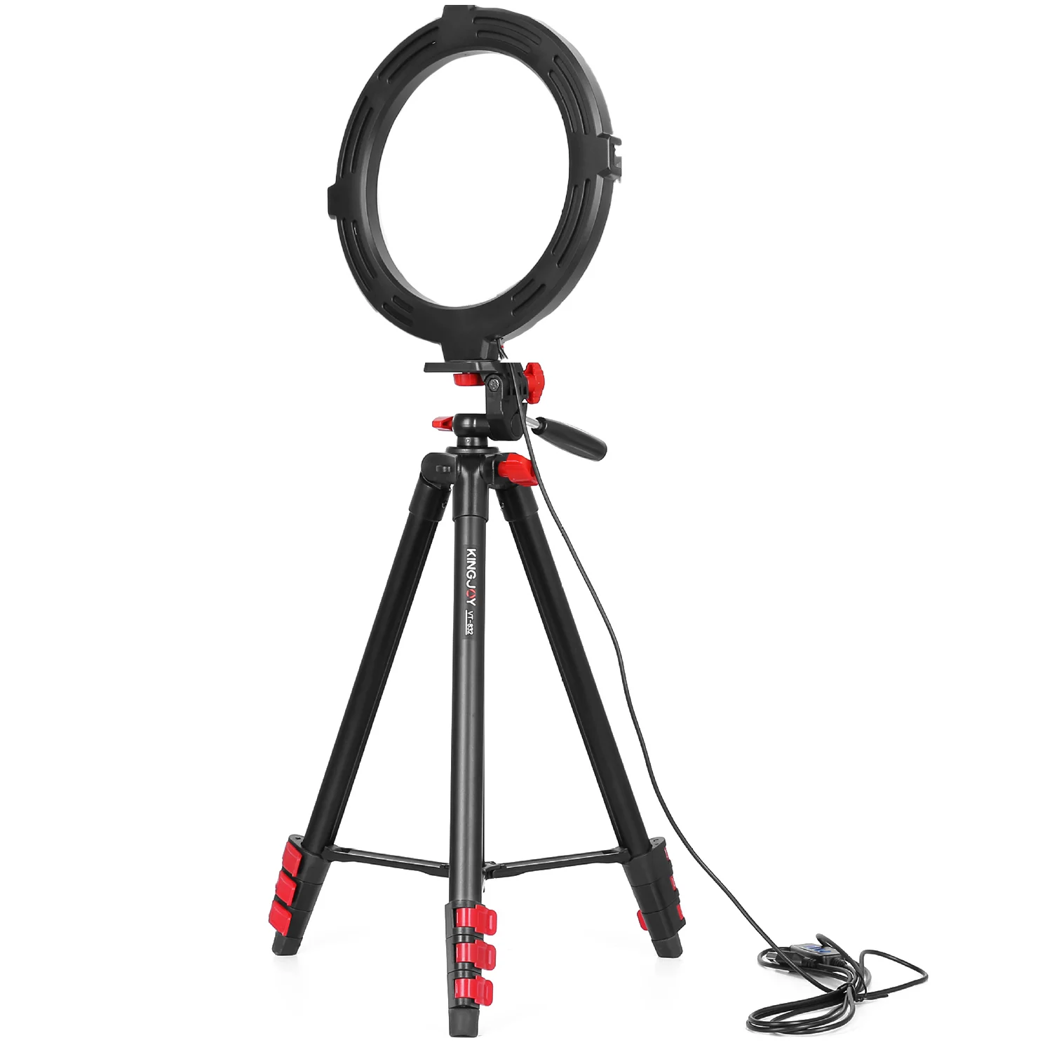 8 Inch Led Ring Light With Tripod Stand Retractable 4 Sections Tripod