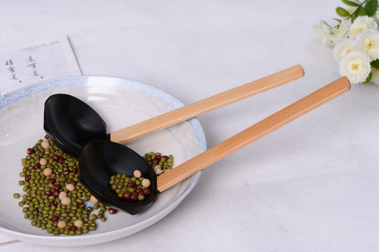 2 шт 7,5 дюймов Ramen деревянная ложка