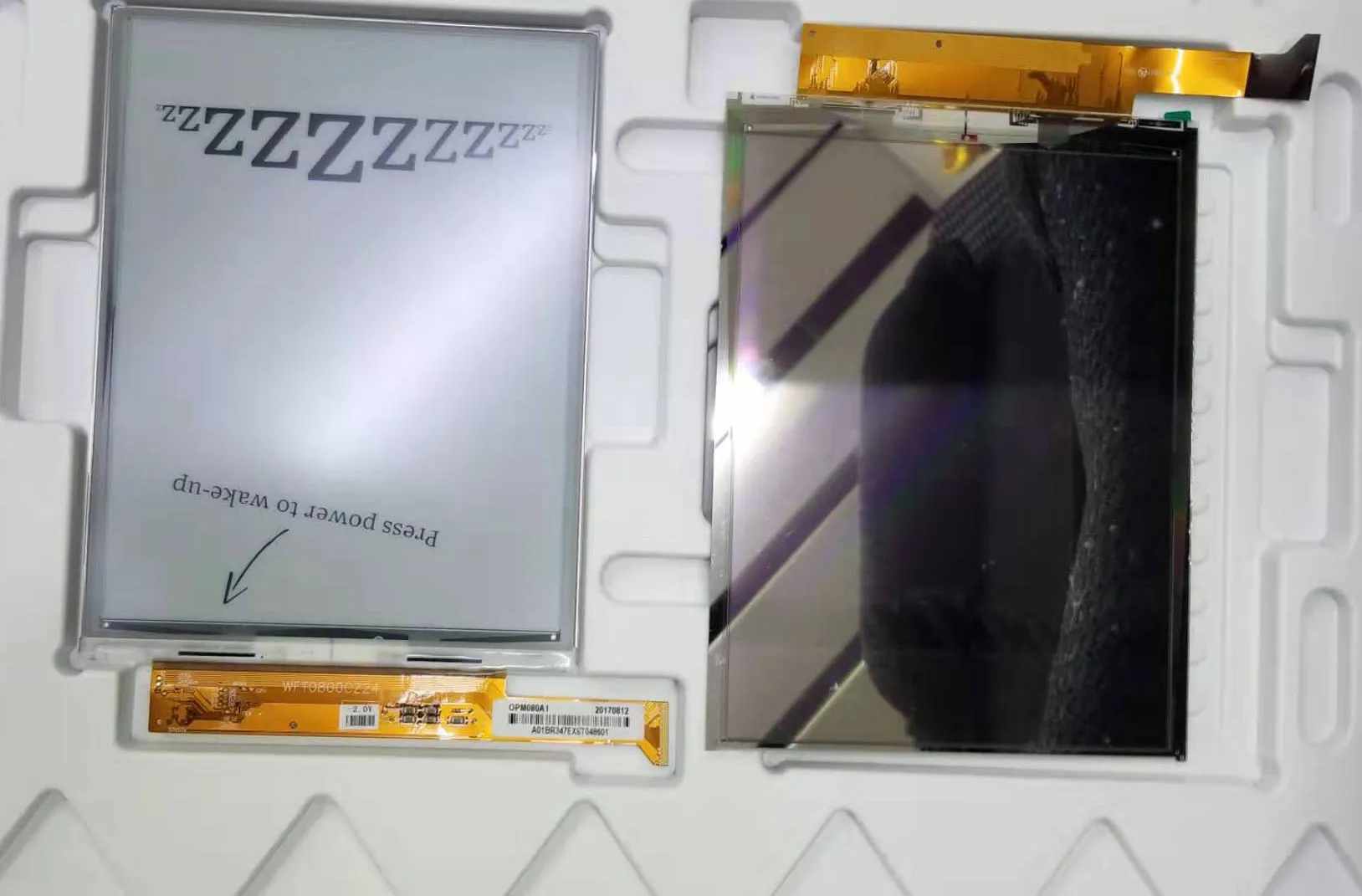 Nova Eink Opm080a1 Tela Lcd para Texet Tb138 Leitores Ebook Display Lcd - Imagem 2