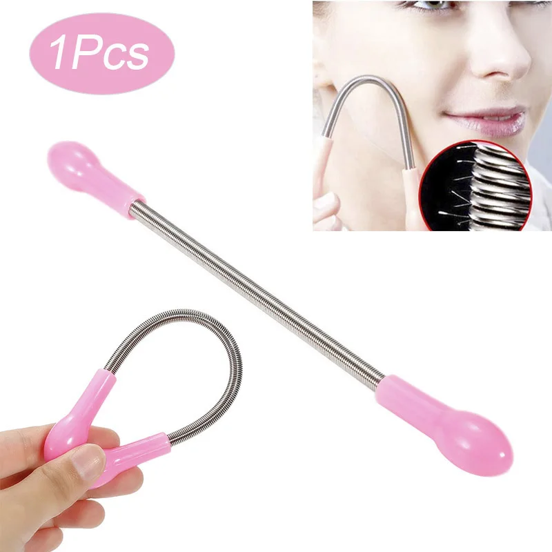 

1pcs Face Facial Hair Spring Remover Stick Removal Threading Beauty Tool Epilator Cream Hair Removal Tool Support Wholesale